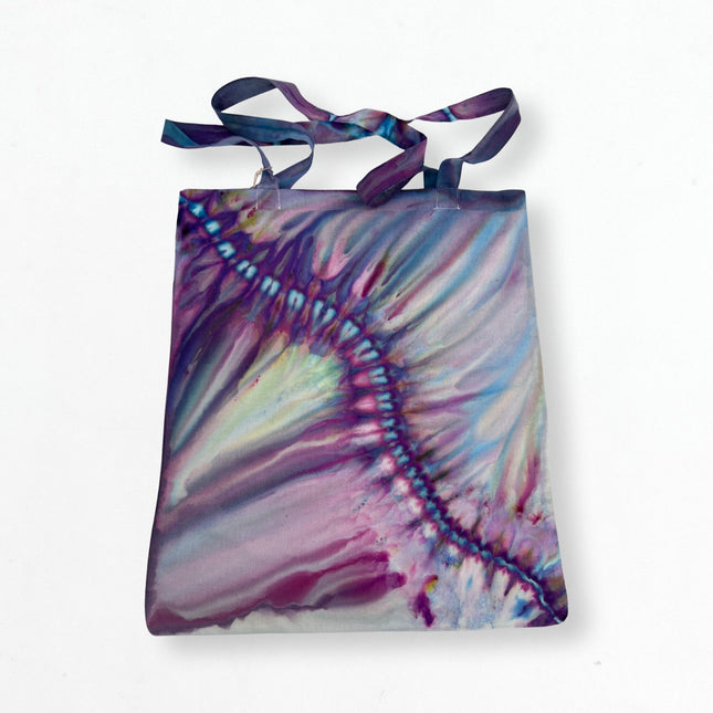 Purple Pink Blue Swerve Tote Bag