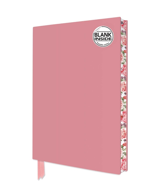 Pink Blank Artisan Notebook