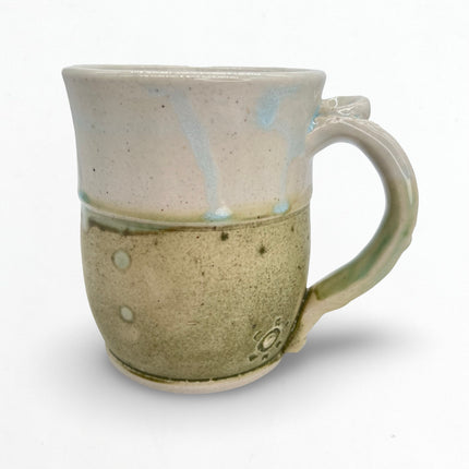 2 | 16oz Green & White Mug