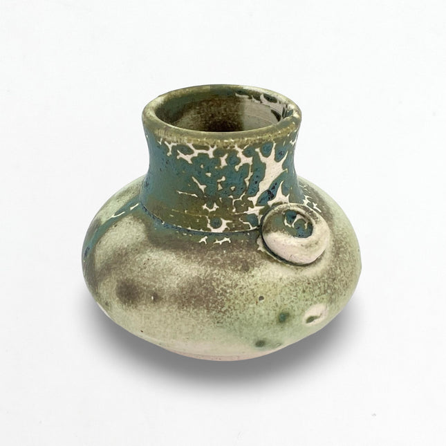 10 | Mini Green Vase w/ Button