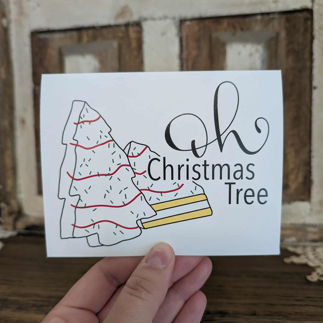 Oh Christmas Tree Card