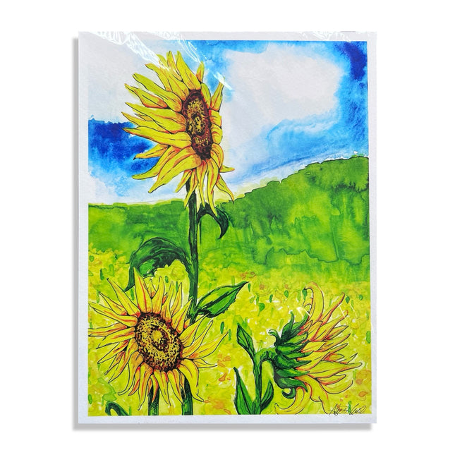 Sunflower Fields Forever Print