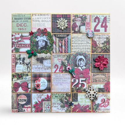 Christmas Collage Plaque