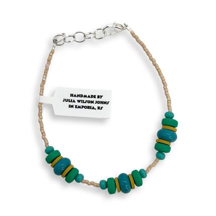 Cream Blue Green Pops