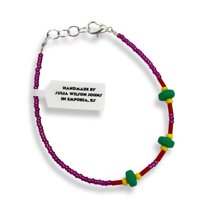 Shiny Fuschia Green Pops