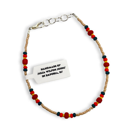 Cream Orange Red Stacks