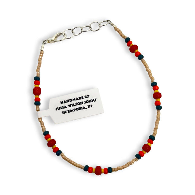 Cream Orange Red Stacks