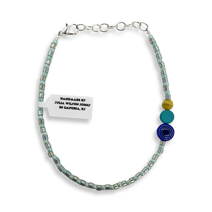 Shiny Sky Blue Anklet