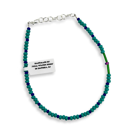 Multi Blue Small Pink Anklet