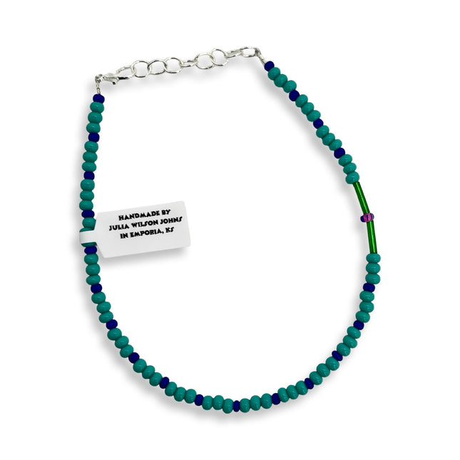 Multi Blue Small Pink Anklet