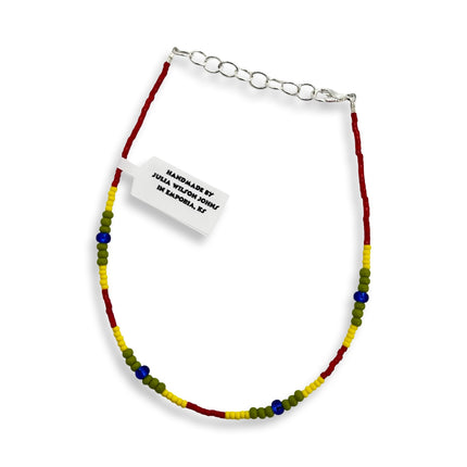 Red Yellow Green Blue Anklet