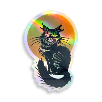 Black Cat Sticker