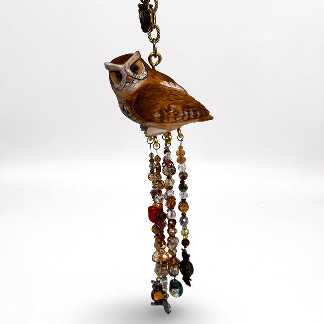 Tan Owl Suncatcher