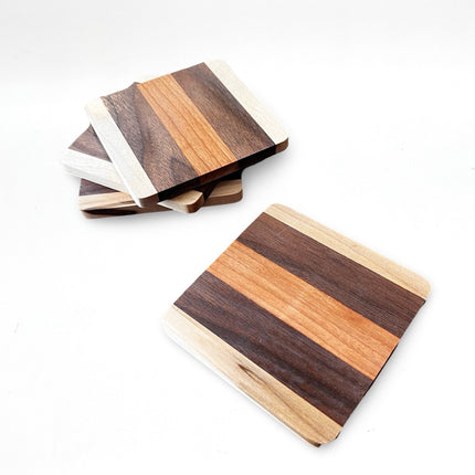 Jatoba Wood Coaster Set