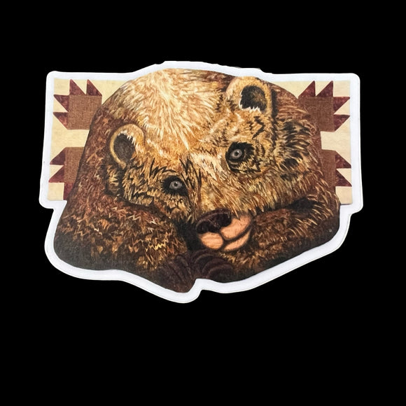 Bear Paws Sticker