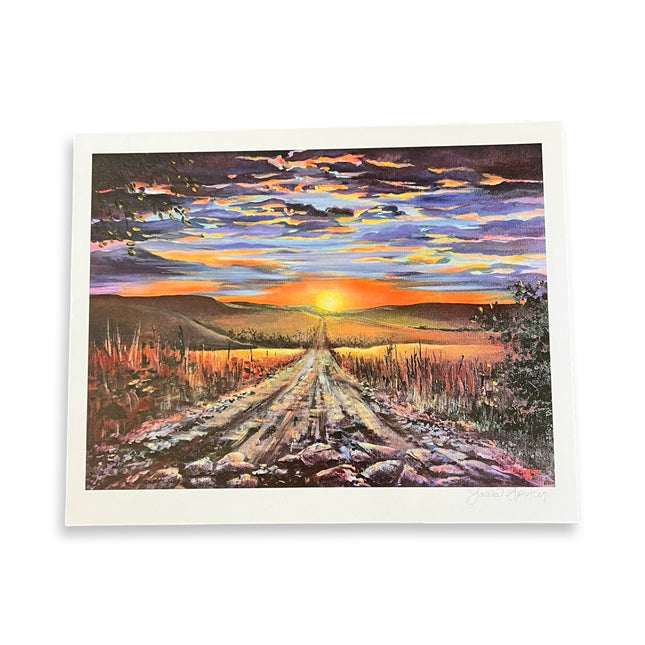 Hints of Purple 8" x 10"