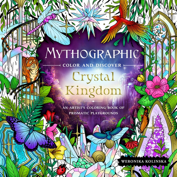 Mythographic Crystals Coloring Book