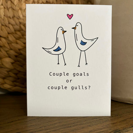 Couple Gulls Card