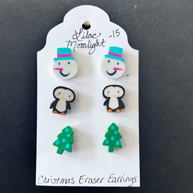 02 | Christmas Eraser Earrings