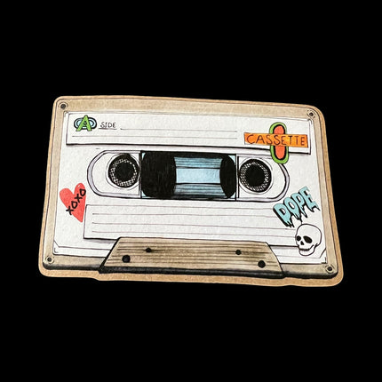 Cassette Tape Sticker
