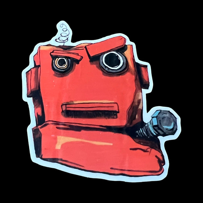 Angry Bot Sticker