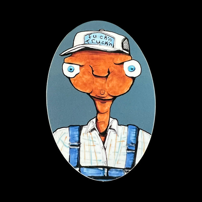F*ckin Truckin Sticker