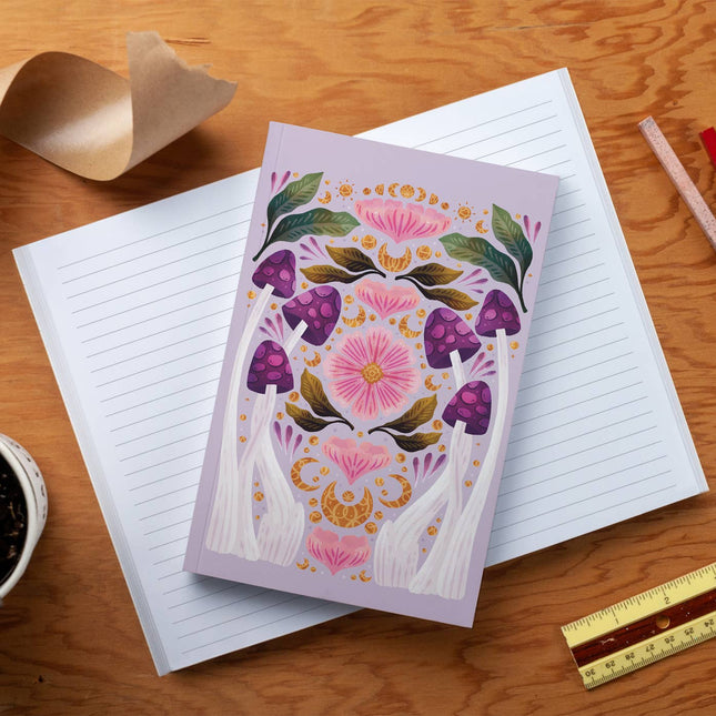 Fungi Blooms Layflat Journal