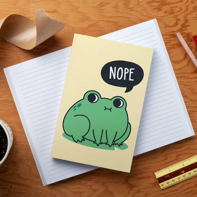 Nope Frog Layflat Journal