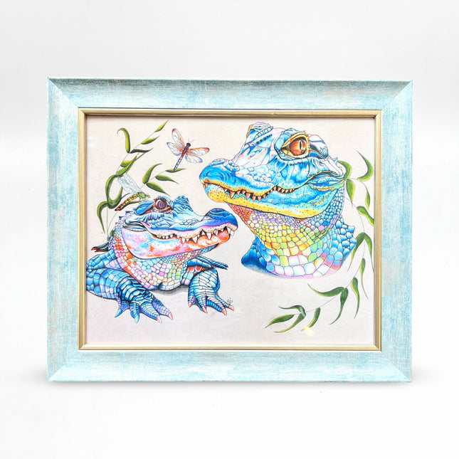 Rainbow Marsh - Framed Print