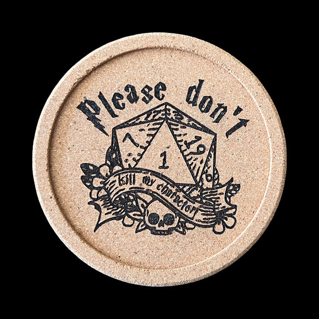 Please Don't Kill Cork Coaster