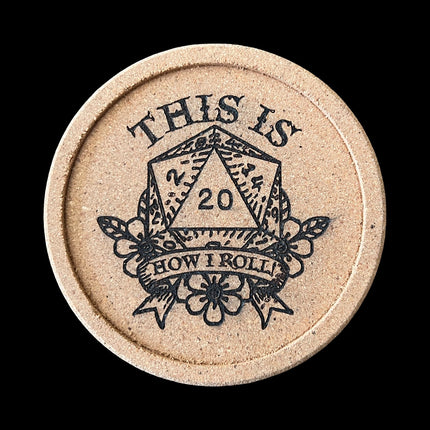 How I Roll Cork Coaster