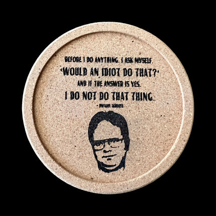 Don't be an Idiot Cork Coaster