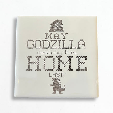 Godzilla Ceramic Coaster