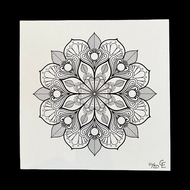 Small Mandala "Amanda" Print
