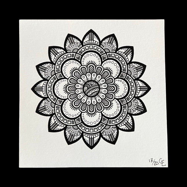 Small Mandala "Elena" Print