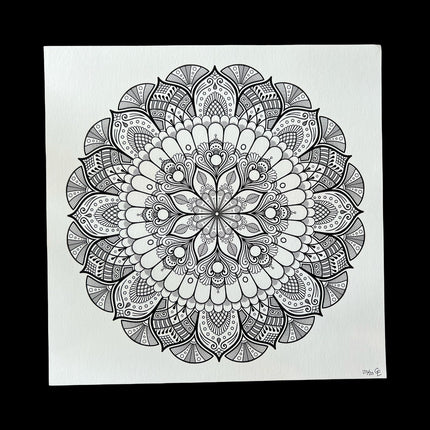Large Mandala "Fern" Print