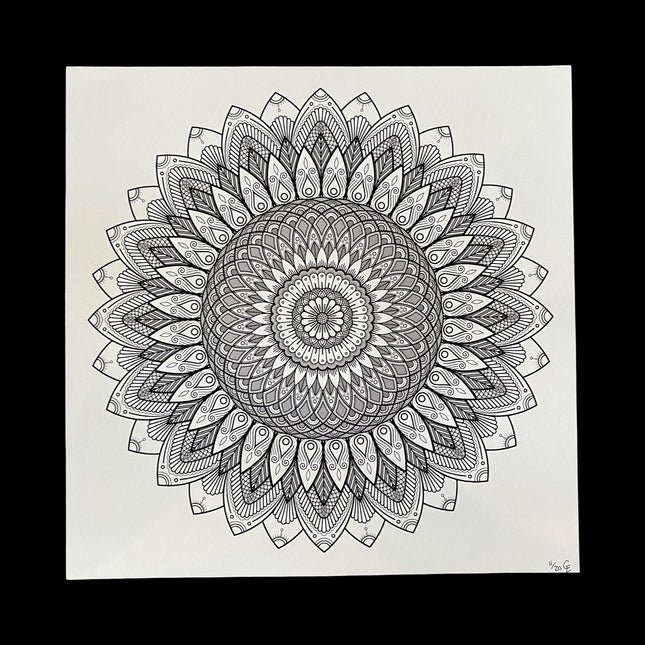 Large Mandala "Georgia" Print