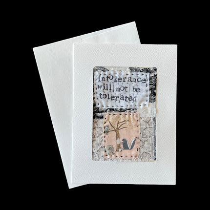 Intolerance Frameable Notecard