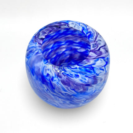 Blue & Purple Round Vase