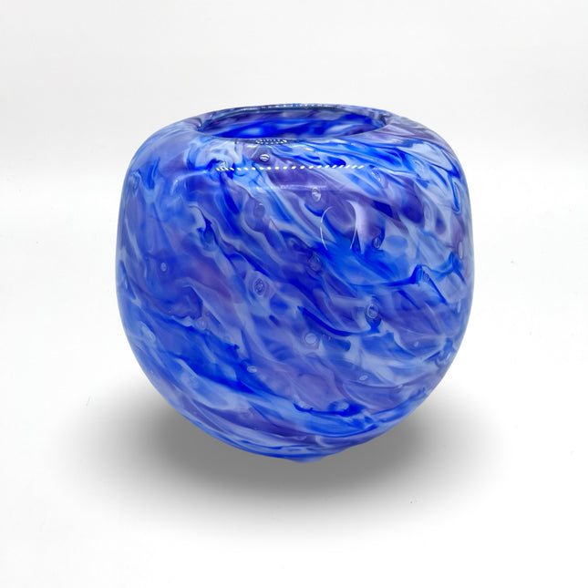Blue & Purple Round Vase