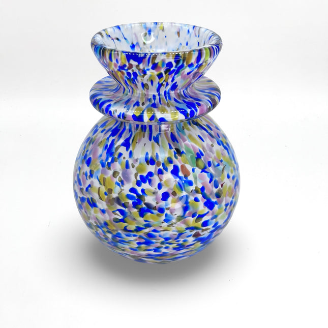 Rainbow Frit Vase