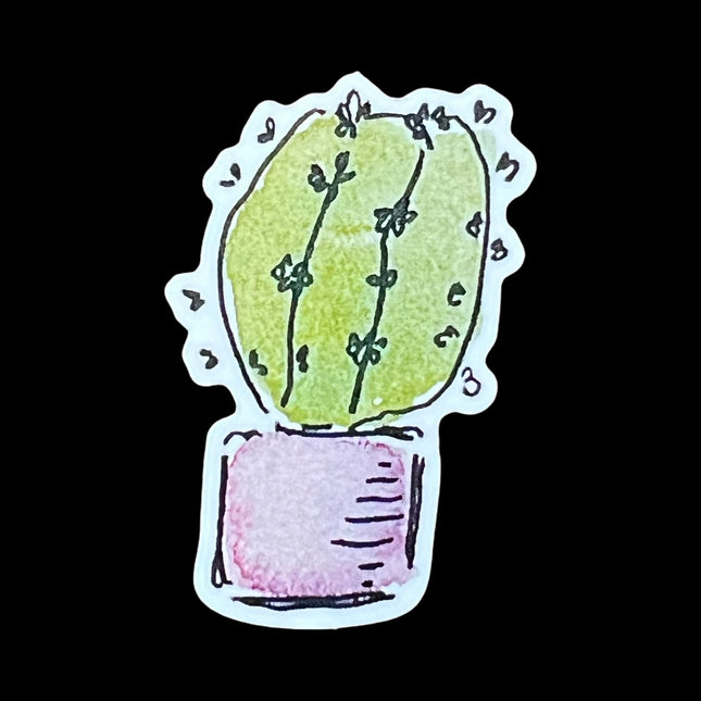 Squat Cactus Sticker