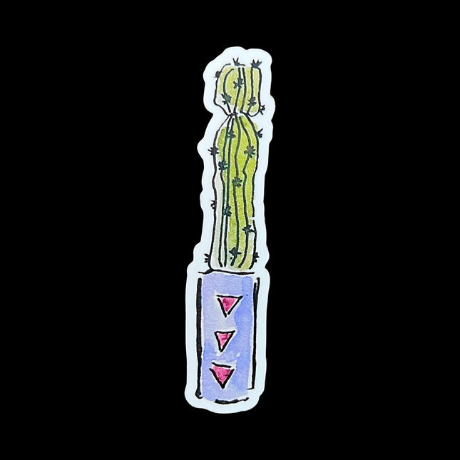 Really Tall Cactus Sticker
