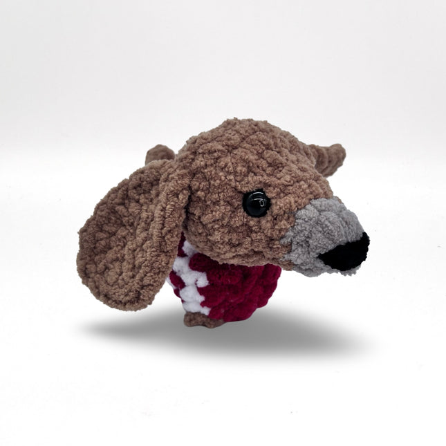 Weenie Dog - Brown w/ Red Sweater