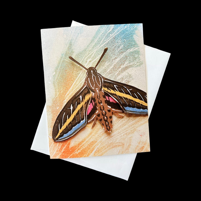 Sphynx Moth Card