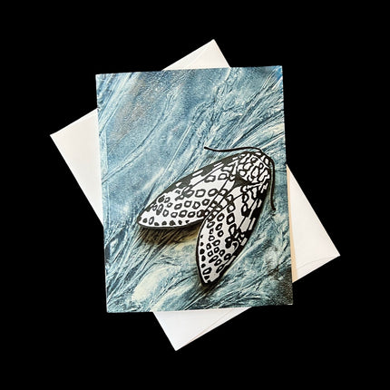 Giant Leopard Moth Card