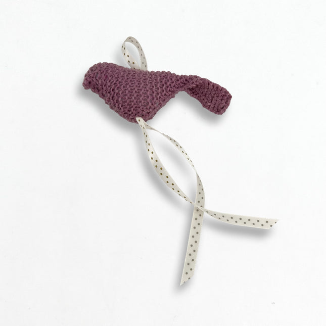 Dusty Pink Knit Bird