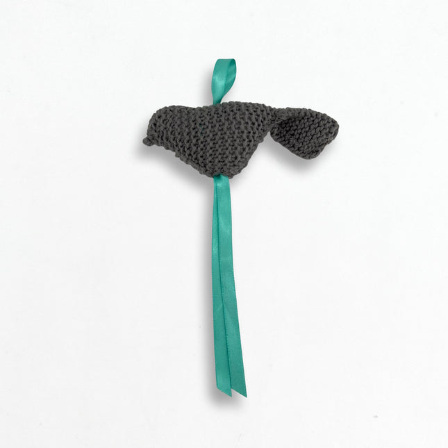 Gray Knit Bird