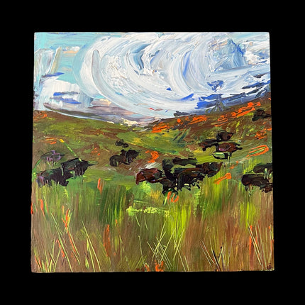 Abstract Bison