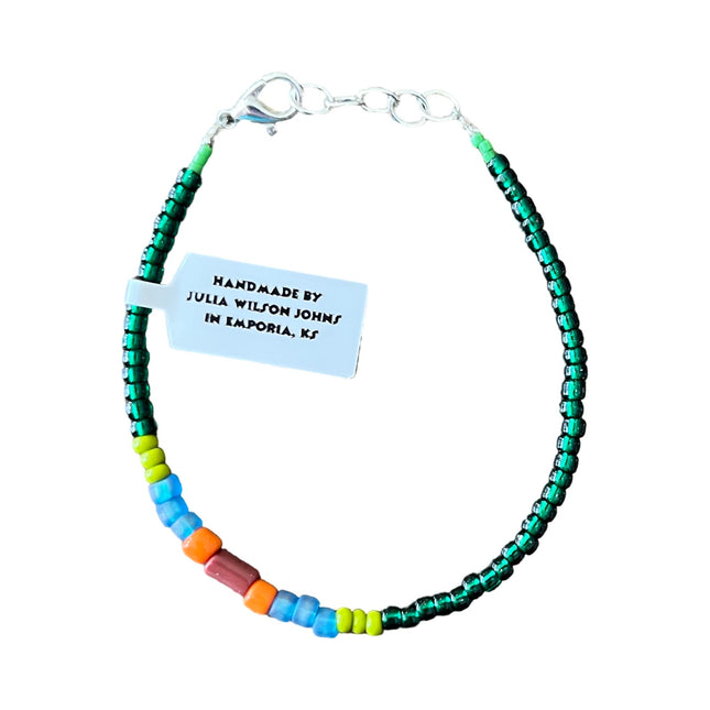 Shiny Green Multi Color Stack